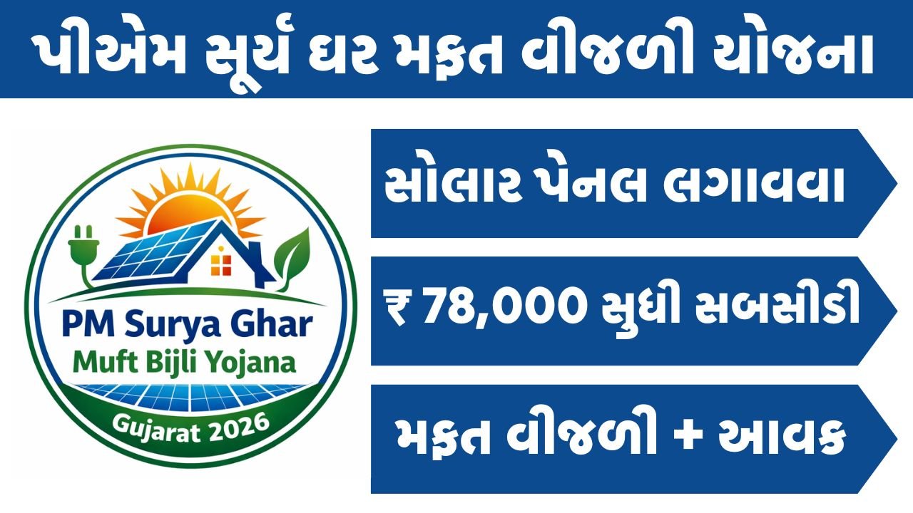 PM Surya Ghar Muft Bijli Yojana Gujarat 2026