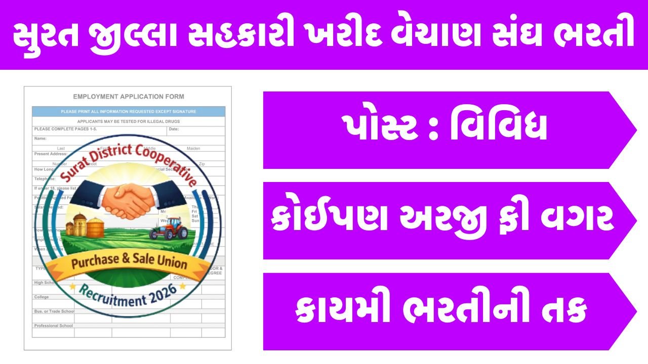 Surat District Cooperative Recruitment 2026